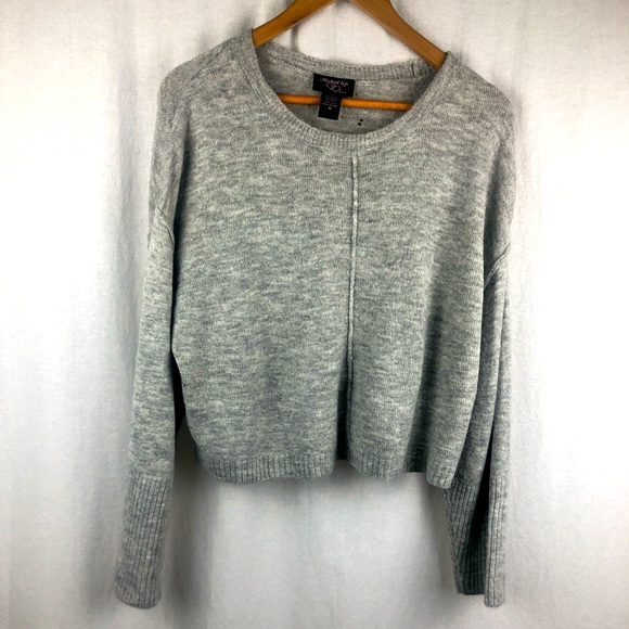 Cropped drop sleeve sweater - Picture 2 of 6